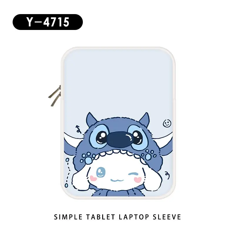 Sanrio rolos de canela bonito rosa bolsa para portátil para lenovo dell hp huawei macbook air m2 caso 10 11 12 13 14 15 16 bexiga interna presente