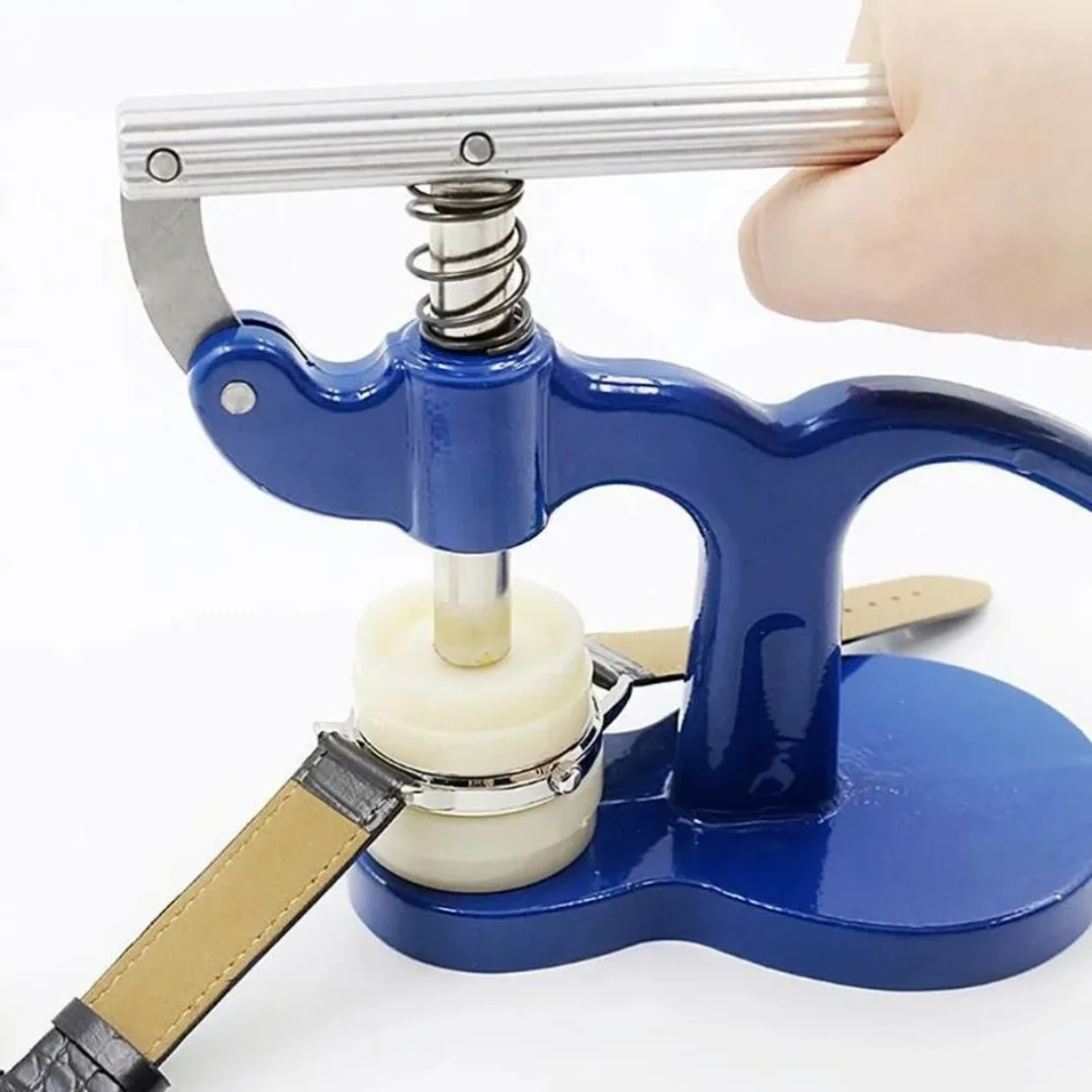 

Watch Case Press Tool Watch Fitting Dies Back Cover Remover Closer Pressing Machine Watch Cover Capper Presser Repair Kit Tools