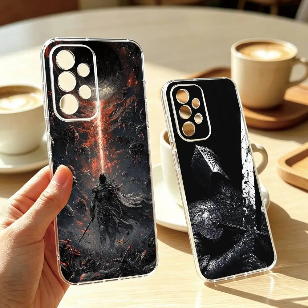 Classic Games Dark Souls  Phone Case For Samsung S25,S24,S21,S22,S23,S30,Ultra,S20,Plus,Fe Transparent Cover Gift