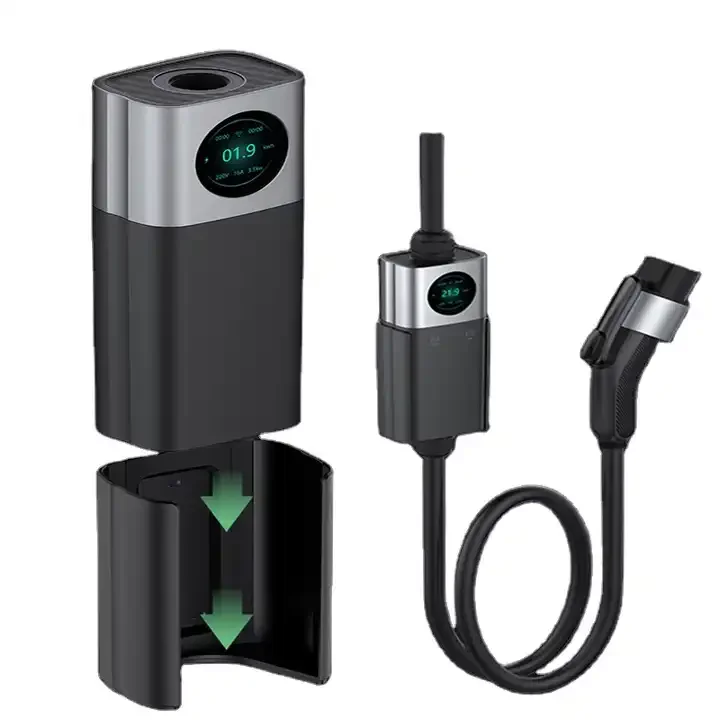 Cargador Ev portátil para vehículo eléctrico, estación de carga tipo 1, 2 GB/T, 7kW, 11kW, 22kW, 16A, 32A, 40A, 48a