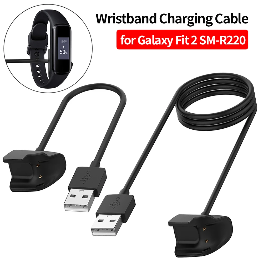 

Wristband Charging Cable for Samsung Galaxy Fit 2 SM-R220 Power Adapter Smart Bracelet Charging Cables for Galaxy Fit 2 SM-R220