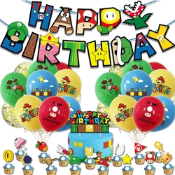 Super Mario Cake Balloon Mario Theme Party Decoration Supplies Anime Figures Cartoon Balloon Kids Birthday Christmas Gifts