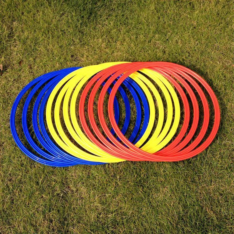 1pc Random Color Durable Agility Training Rings Portable Football Soccer Speed Agility Training Rings Sport Football Equipment