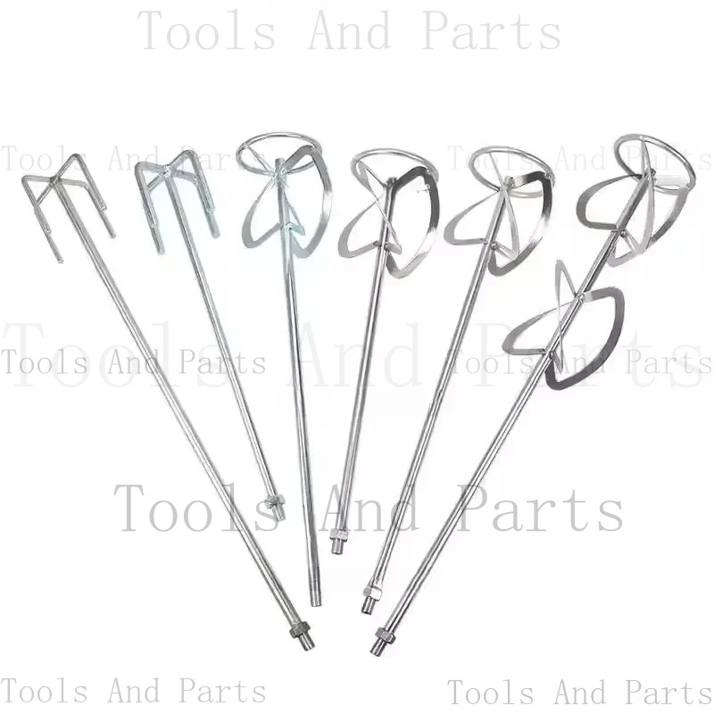 

Putty Powder Mixer Handheld Paint Cement Food Grade Stainless Steel Mixing Rod M14