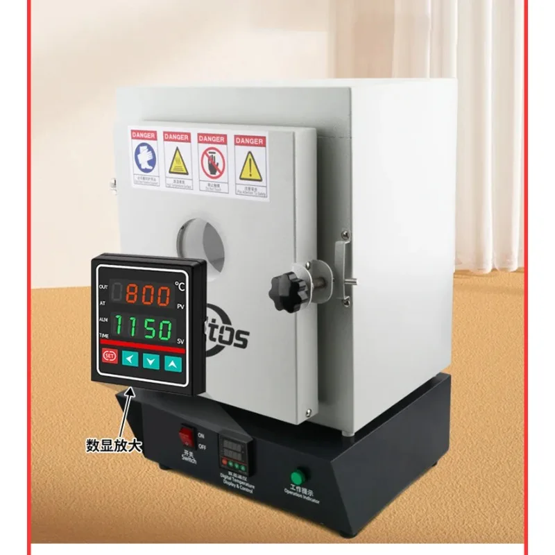 

2026 Mini Gypsum Mold Heating Industrial Oven Constant Temperature Muffle Oven Silver Clay Oven for Art And Craft