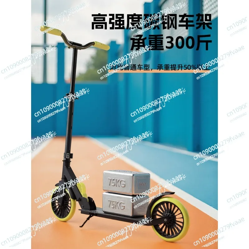 Adult Scooter Youth Two-Wheeler Foldable Step-on Mobility Scooter