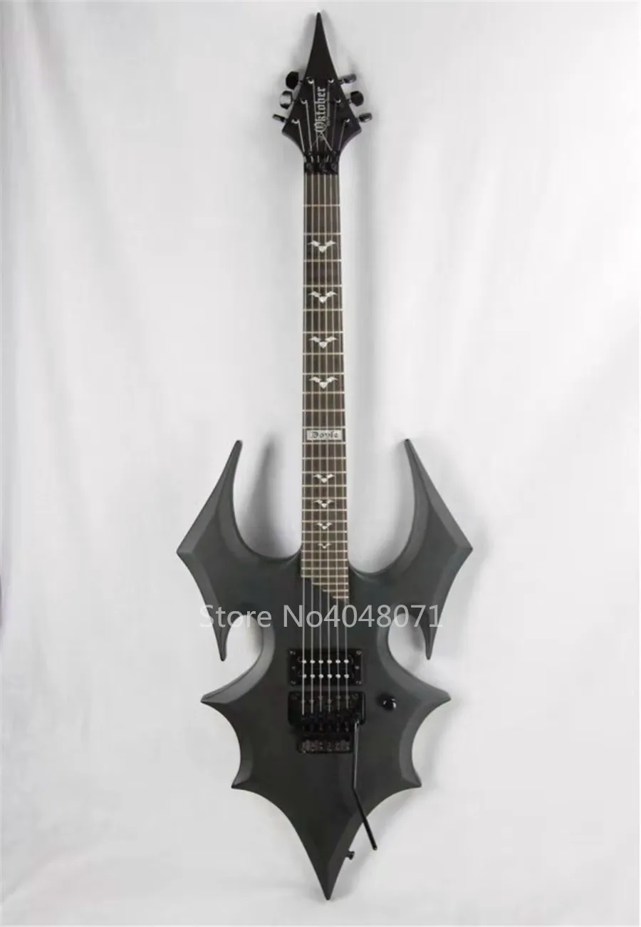 Free transportation of 6-wire electric guitar, matte black paint, rosewood fingerboard, black accessories, tremolo system