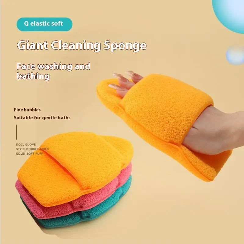 1pcs Reusable Soft Facial Wash Puffs Face Cleaning Sponge Pad Cleaning SPA Massage Makeup Deep Remover To Blackhead Tool