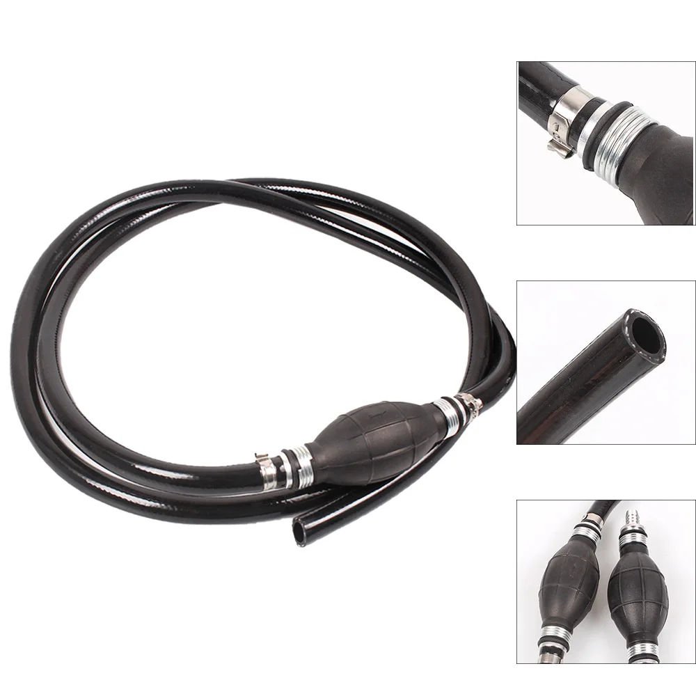 

Ручной топливный насос, сифонная трубка с односторонним клапаном 10 мм, подходит для мотоциклов, автомобилей и подвесных двигателей лодок.