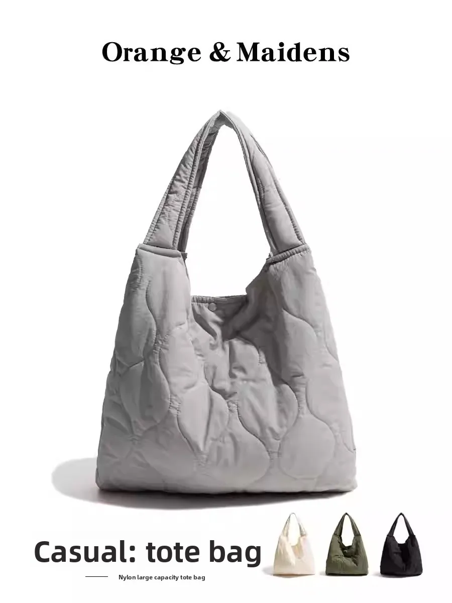 

Очаровательная вышитая сумка-тоут из хлопка с алмазным узором, новинка 2025 года, весна-лето, для мужчин и женщин