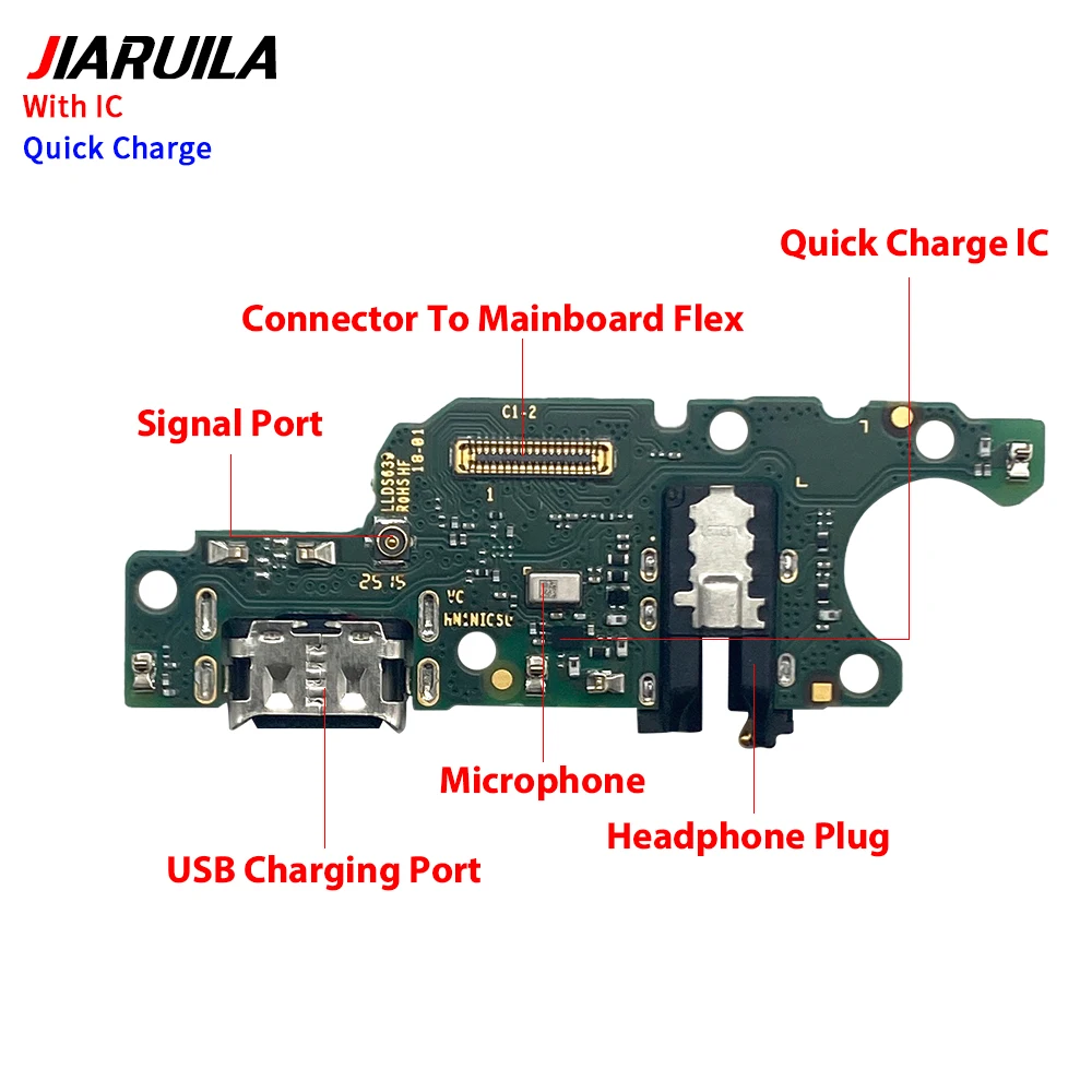 USB Charging Dock Board For Huawei Honor X5B Plus X7C X8B X9C X6A Plus Charger Port Connector Flex Cable Repair Parts (1PC) image 5