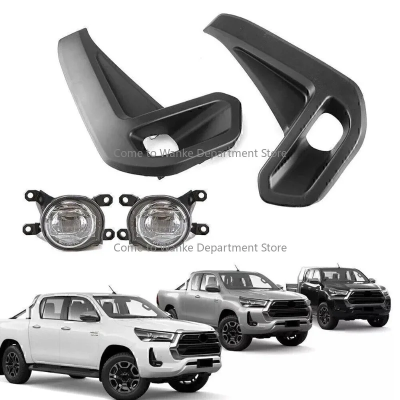 

Car Fog Lamp Driving Light Foglights for Toy-ota Hilux Revo 2020-2022 Left and Right