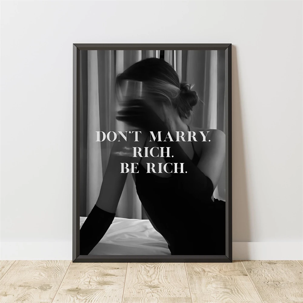 Feminist Poster Feminist Print Motivational Poster Inspirational Quote Wall Art Canvas Painting Motivational Bedrom Decor
