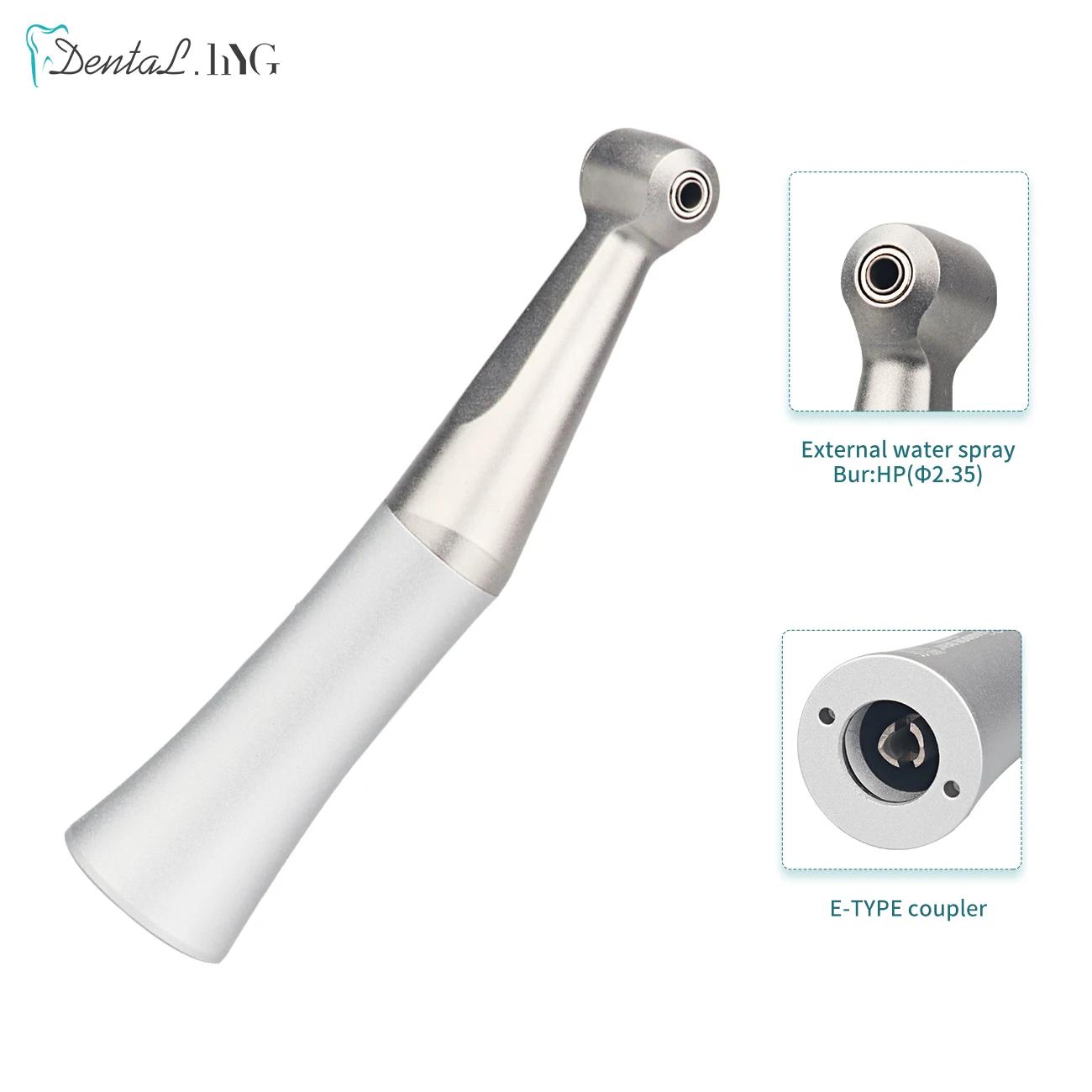 Dental Low Speed Contra Angle Mini Air Motor 4 Holes Available for Dentist Straight Handpiece Kit Low Speed Contra Angle 4 Hole