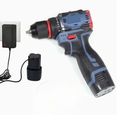Brushless small steel rechargeable drill multi-functional household hand drill rechargeable electric screwdriver two-speed speed