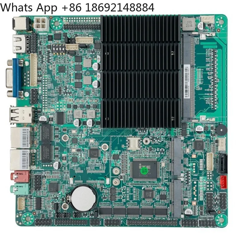 J1800 dual-core J1900 quad-core industrial control main board dual gigabit network port multi-serial port