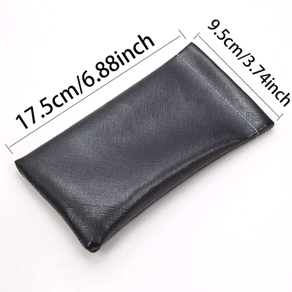 PU Leather Protable Women Sunglasses Protector Travel Pack Pouch Glasses Case Eyewear Accessories Reading Sunglasses Bag