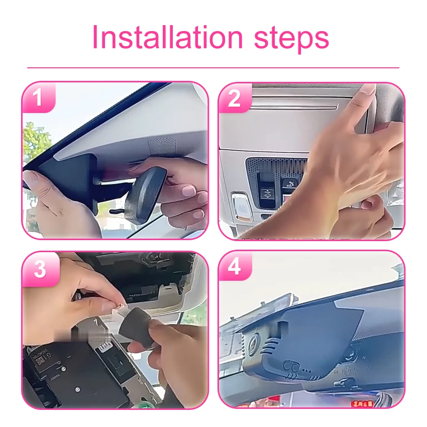 

Видеорегистратор DashCam с ночным видением 4K 2160P UHD, Plug and Play, автомобильная камера для Honda Accord 11 Mk11 CY 2023-2026