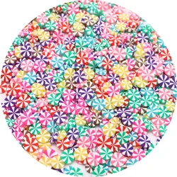 10g Colorfull Lollipop Polymer Clay Sprinkles for DIY Crafts Tiny Cute Bonbon Candy Plastic Klei Mud Particles Card Making