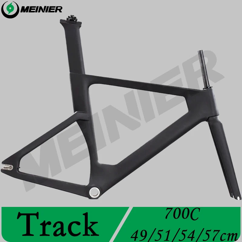 Newset 700C Carbon Track Frame Road Frames Carbon Track Frameset Carbon Fiber Fixed Gear Track Bike Frame