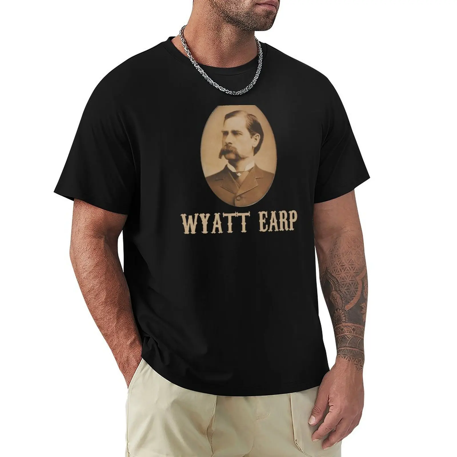 

Wyatt Earp Portrait T-Shirt graphic t shirts shirts graphic sports fans vintage t shirts designer t shirt men