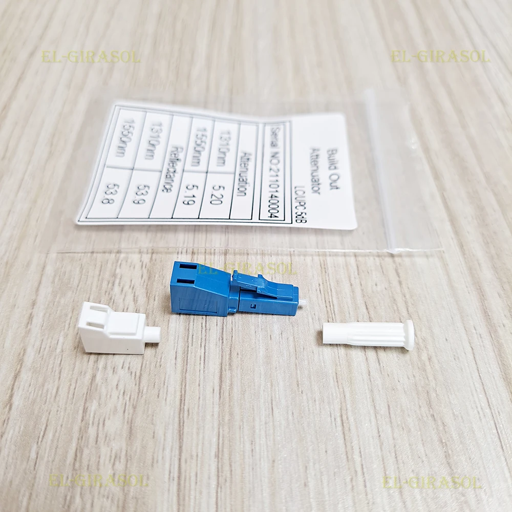 Imagem -05 - Atenuador 5db 10db lc Atenuador de Fibra Óptica Plug-in Conector Único Modo Fixo Alta Qualidade 10 Peças Lote