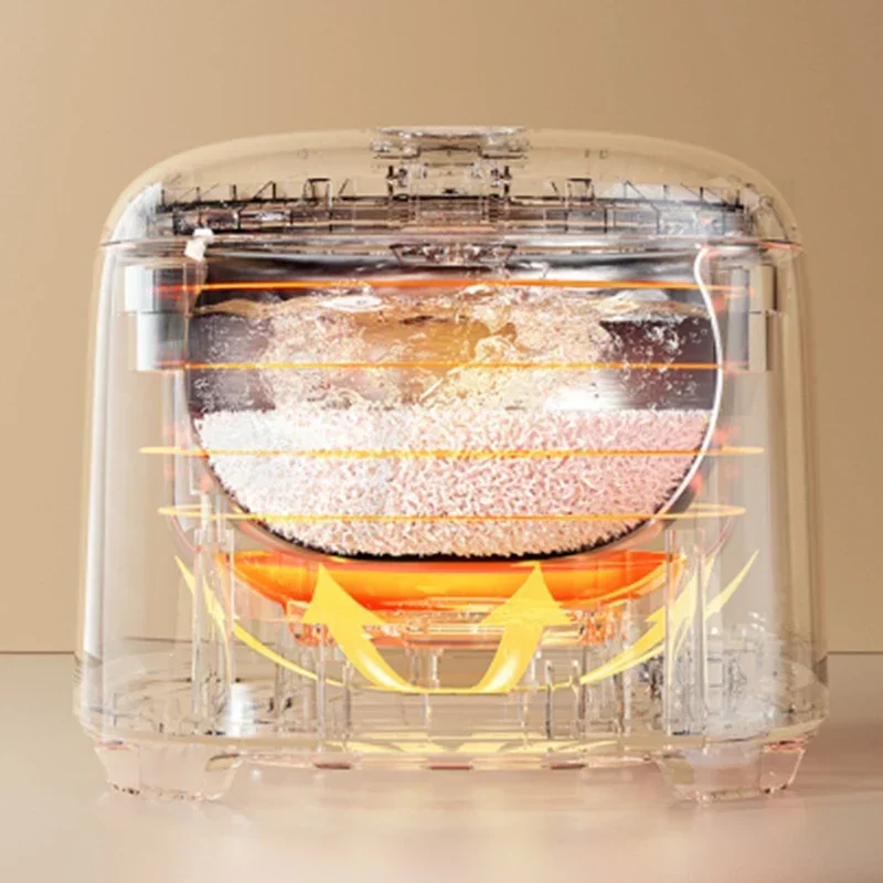 

1PC Rice Cooker Small 0 Coated Rice Cooker For 3-4 Persons Uncoated 316 Stainless Steel Inner T