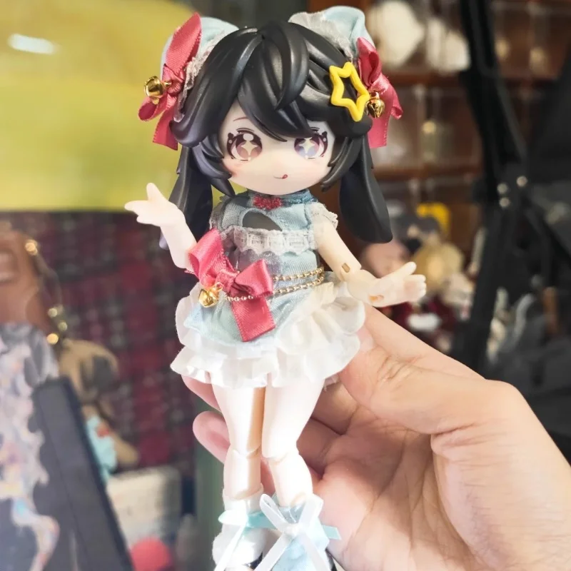 ジャンプムーンタイムウサギ BJD 人形 12 ポイント可動玩具グッズブラインドボックスギフトすべての年齢層向けの本物の食用以外の装飾品