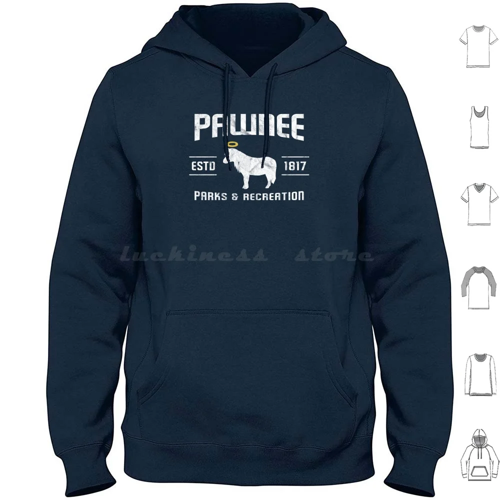 Pawnee Estd 1817 ( Parks & Recreation ) Hoodie cotton Long Sleeve Pawnee Parks And Rec Parks Rec Parks Lil Angel Xxs Leslie