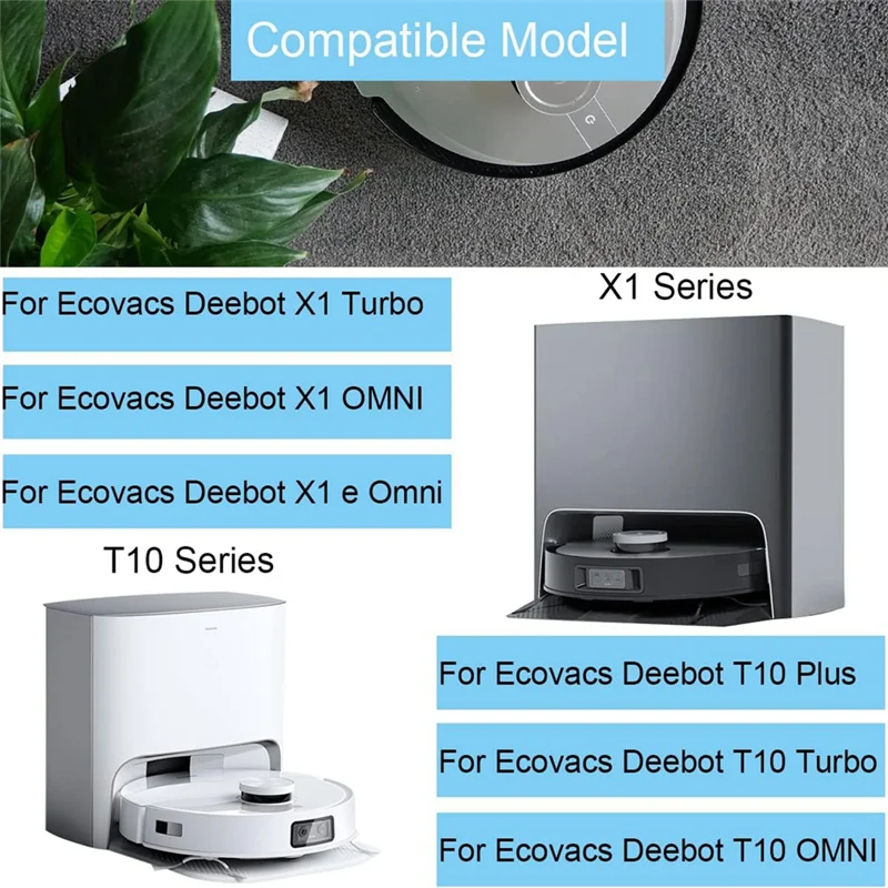 

-SPOR для Ecovacs Deebot X1 TURBO X1 OMNI T10 Plus T10 Omni/TURBO робот-пылесос основная боковая щетка Hepa-фильтры