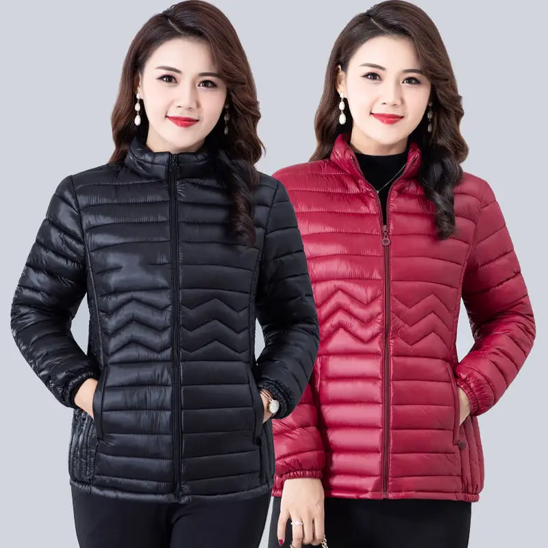 

2023 Cotton-Padded Jacket Women's Winter New Slim Fit Coat Thicken Fashion Top-Grade Lady Keep Warm Clothes T354