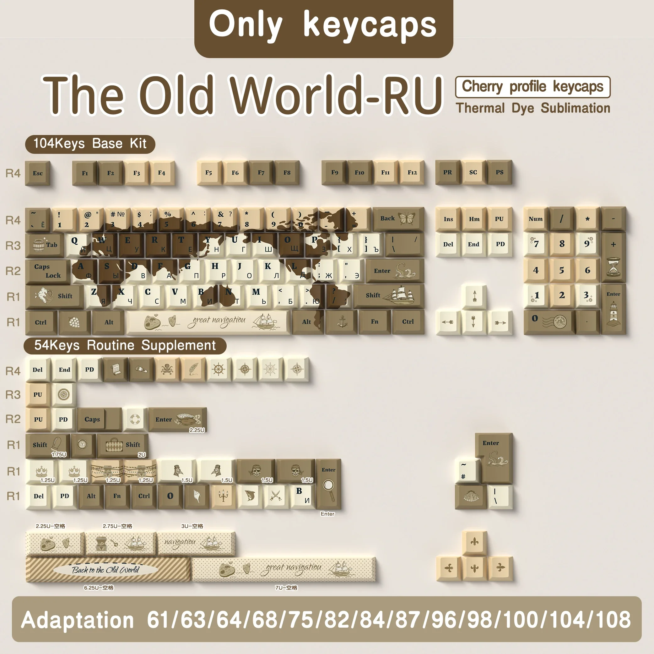 KYOMOT Deutsche Tastatur-Tastenkappen 156-Tasten DE Cute Anime PBT Sub Dye Cherry DE Profile Tastenkappe ISO-Layout für mechanische Tastaturkappe