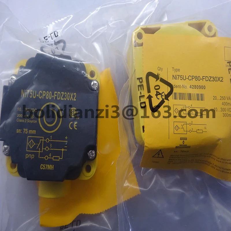 Imagem -06 - Sensor Interruptor de Proximidade Original Ni75u-cp80-vp4x2-h1141 Ni75u-cp80-vn4x2-h1141