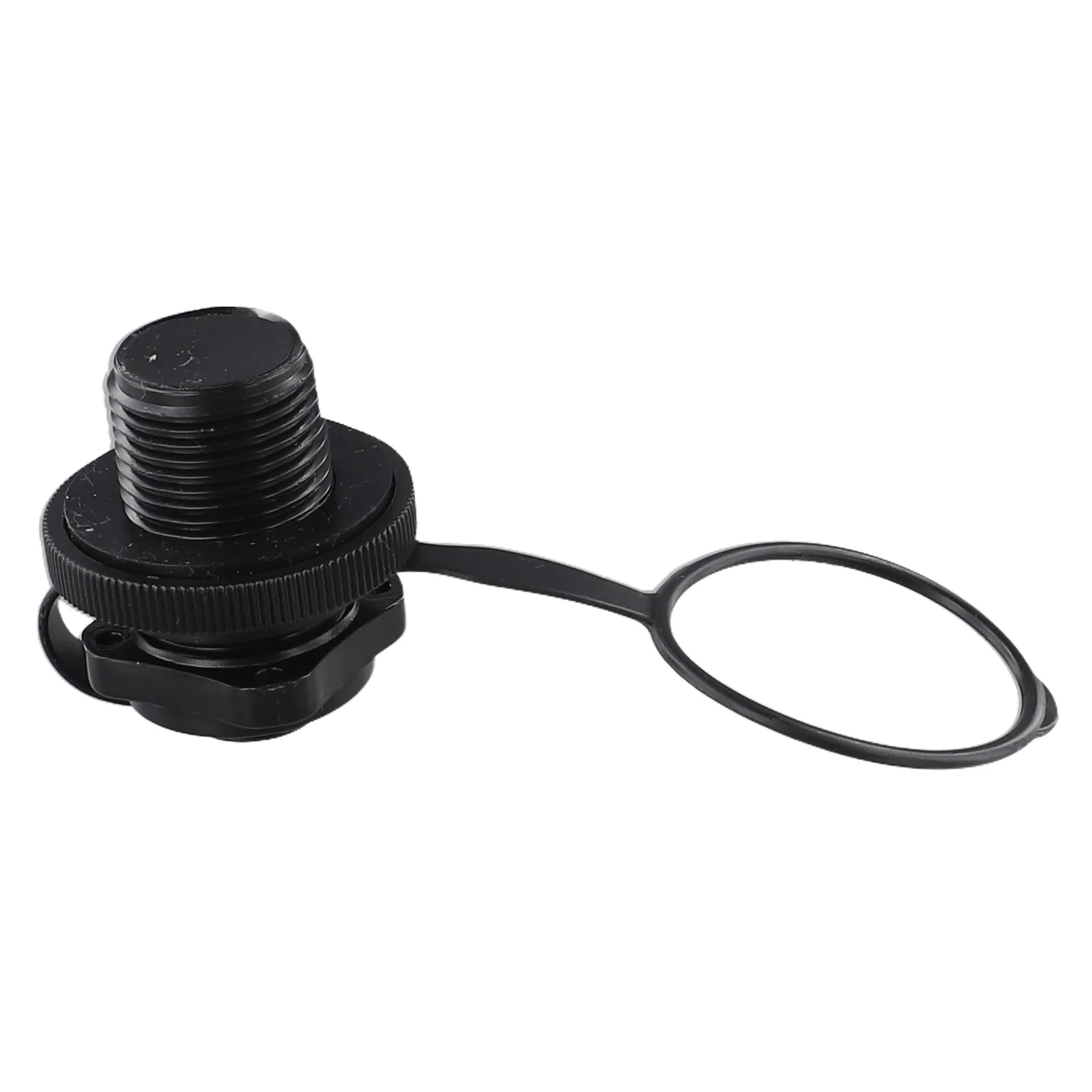 Air Valve Nozzle Inflatable Valve Quick Inflation Black Easy Installation Good Performance Inflatable Leak-proof