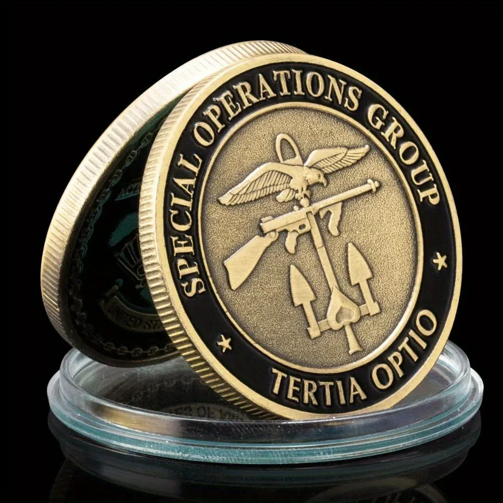 United States CIA Challenge Coin Actiones Praecipuae Bronze Commemorative Coins