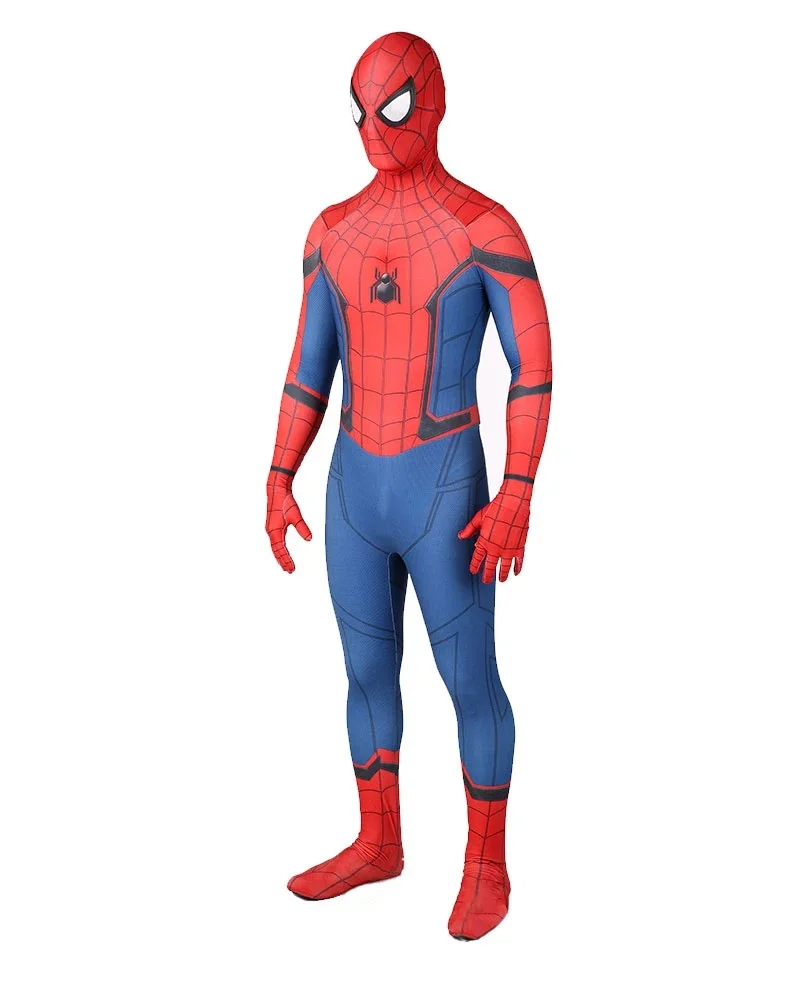 Home Coming SM Cosplay Superhero Man Costume 3D Printed Spandex Zentai BodySuit Halloween Costume For Adult - view 5