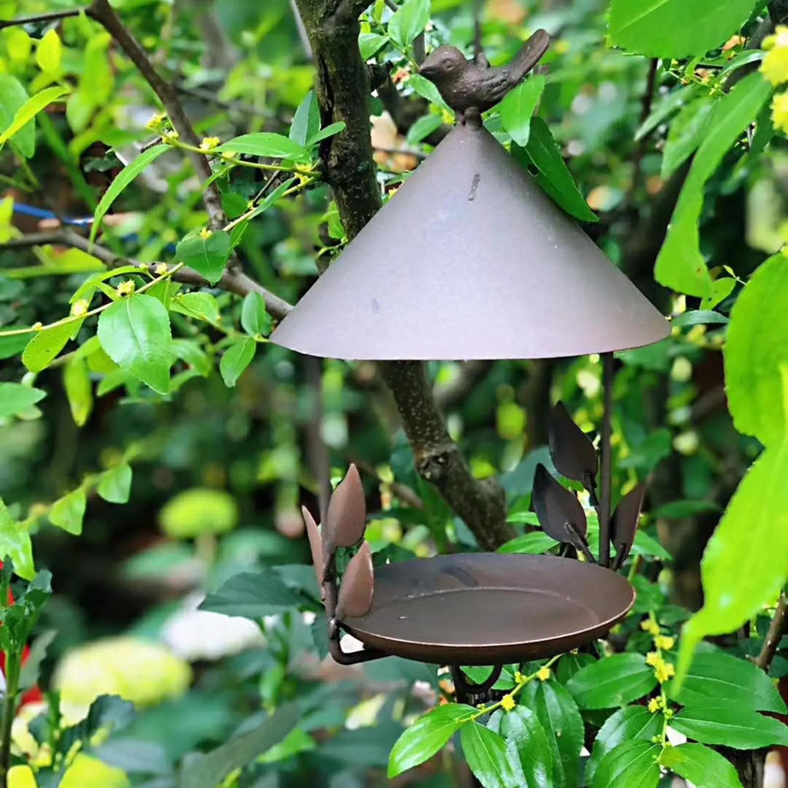 Comedero pájaros exterior con tolva para grasa – Jardín - imagen 2