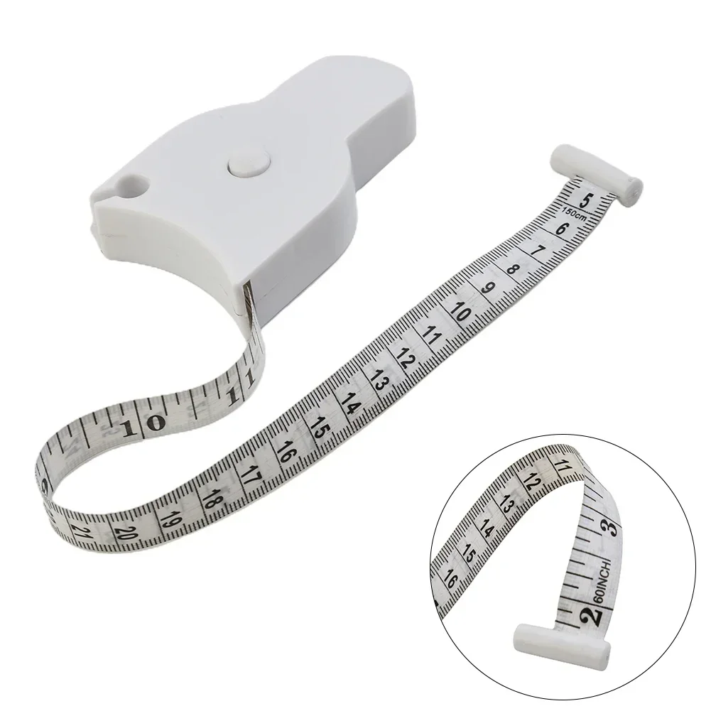 High Quality Hot Hot sale New Practical Useful Tape measure Body tape Mini Plastic Portable Retractable Waist circumference