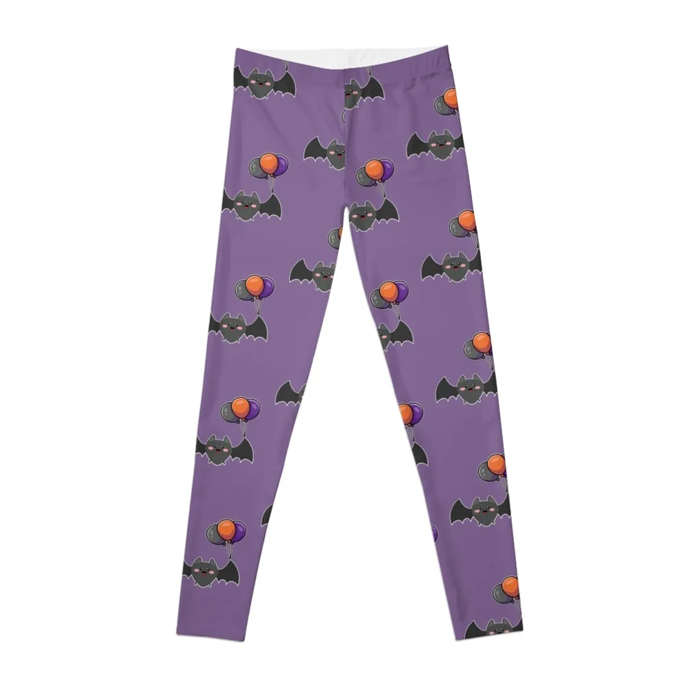 

Halloween Bat With Balloon Leggings gym clothing sports for push up workout clothes for fitness set gym Womens Leggings