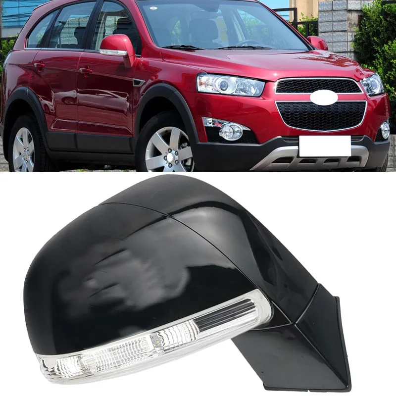 

Roavia 6/8 Pin для Chevrolet Captiva 2008-2010, зеркало заднего вида, боковое зеркало в сборе со светодиодным указателем поворота