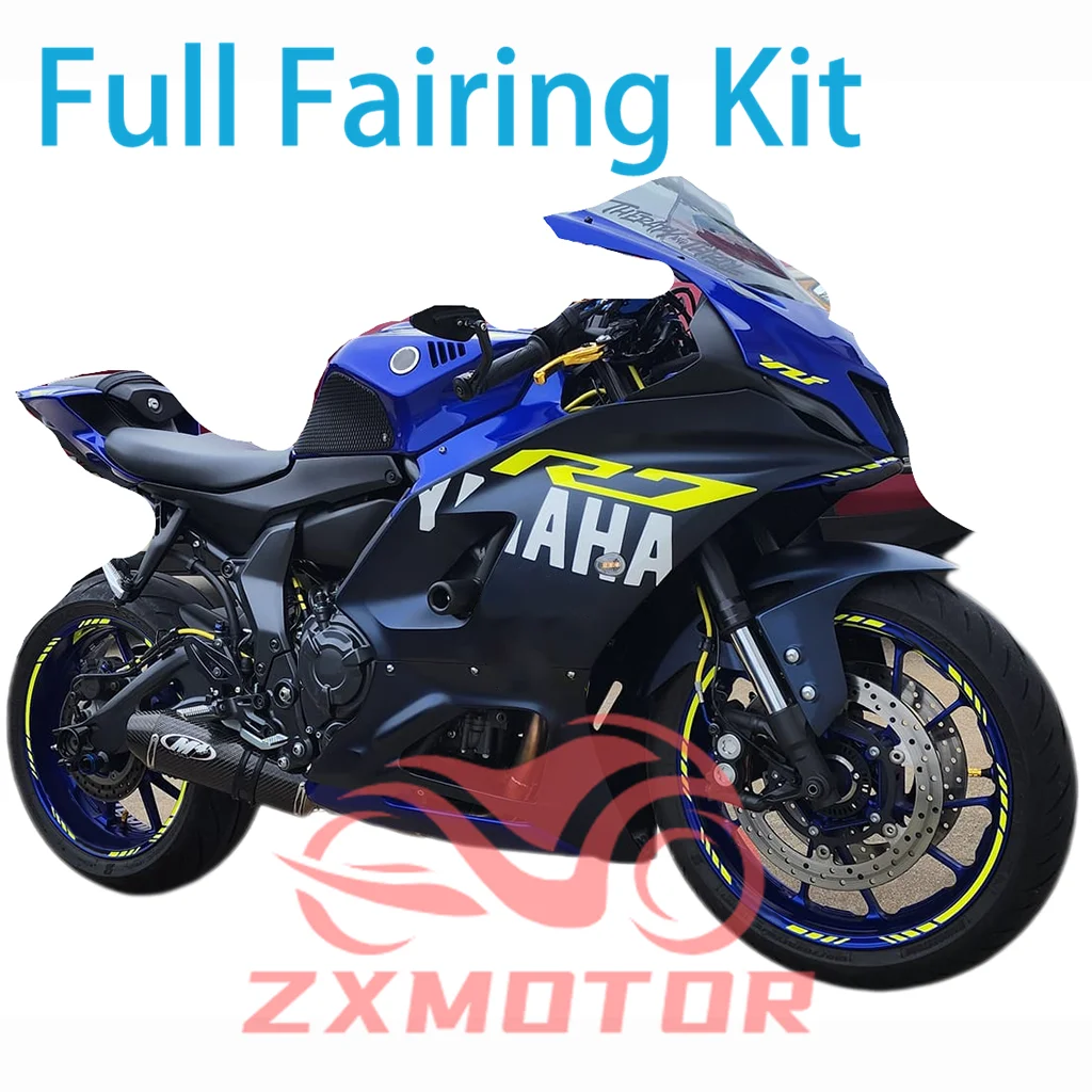 For YAMAHA YZF-R7 22 23 24 Full Fairing Set YZF R7 2022 2023 2024 Motorcycle Free Custom Fairings Bodywork Kit