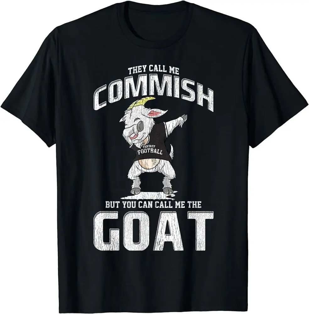 

Fantasy Football Commissioner Commish Dabbing Goat Draft Day T-Shirt High Quality 100%Cotton Short Sleeve