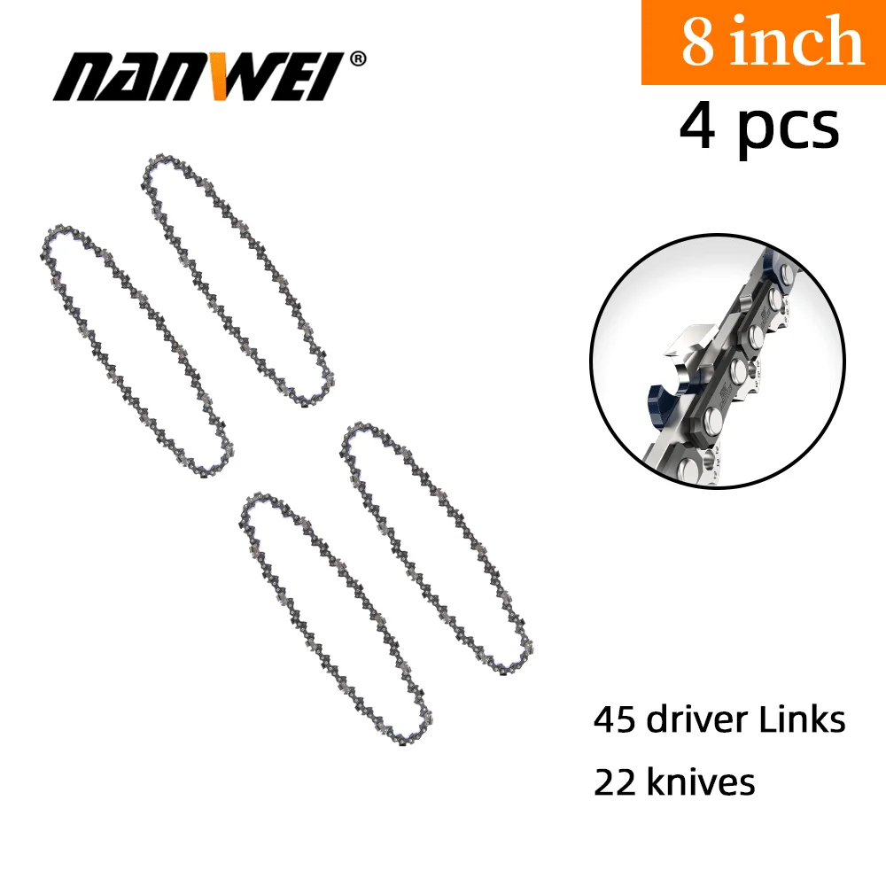 NANWE 4/6/8/10/12/16 inch wood saw electric chain saw chain