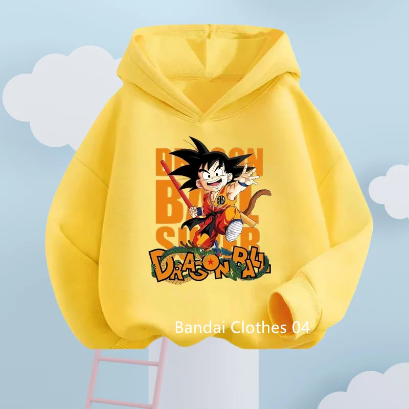 2025 New Anime Dragon Ball Hoodie Kids Super Digital Printing Hoodie Hooded Sweater Baby Boy Clothes Children's Clothing