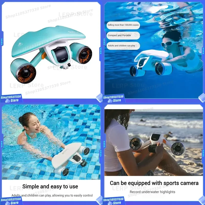 2025 New Mix Diving Equipment Electric Water Sports Water Scooter with Sea Scooter Propeller Motor and Underwater Jet