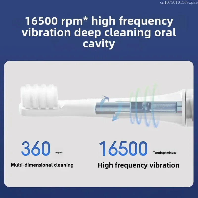 XIAOMI MIJIA Sonic Electric Toothbrush T100 Cordless USB Rechargeable Toothbrushes Waterproof Ultrasonic Automatic Tooth Brush