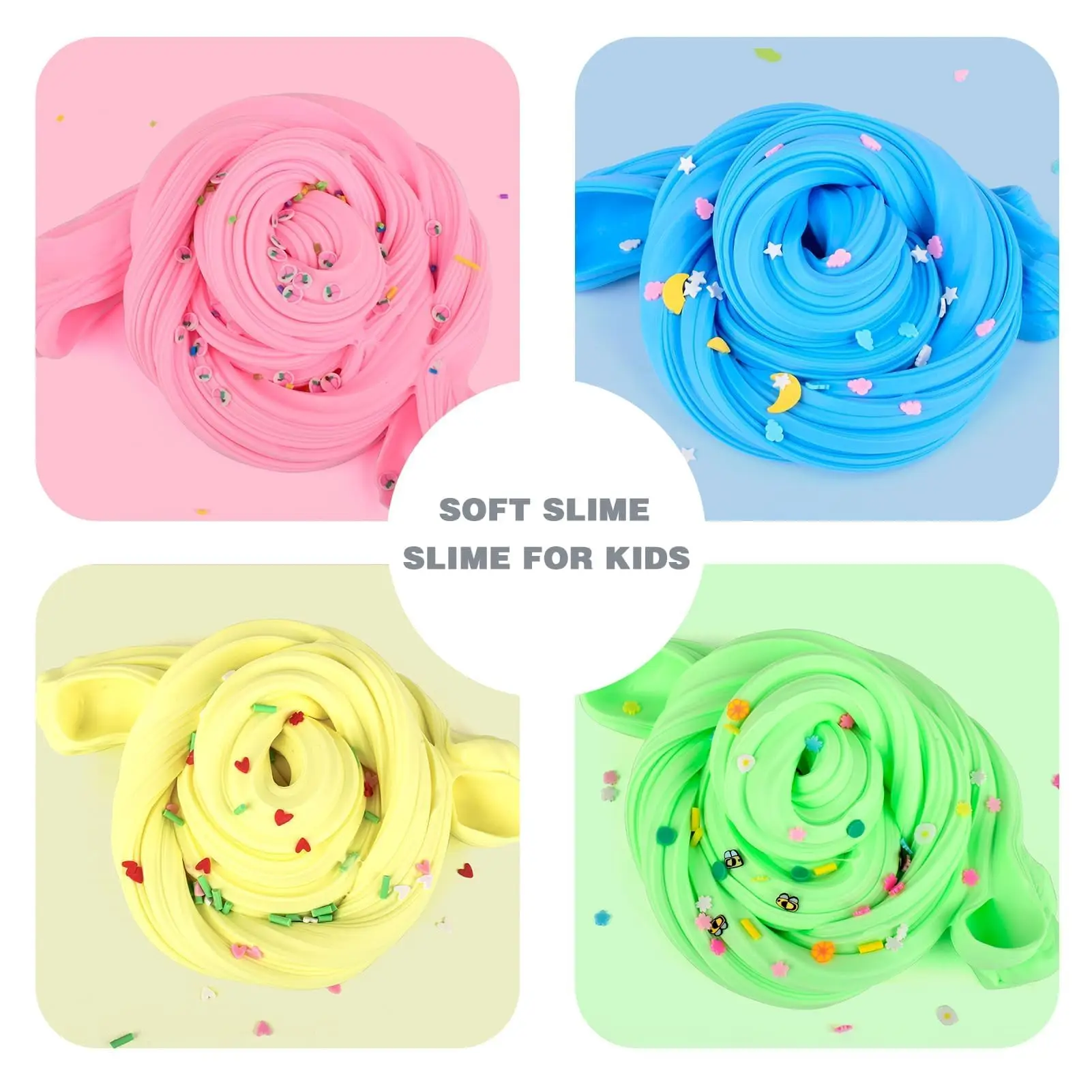 어린이 크리스마스 파티 선물, 상품, 퍼즐 장난감, 교육용 스트레스 해소 장난감을 위한 12피스 버터 퓨레 세트