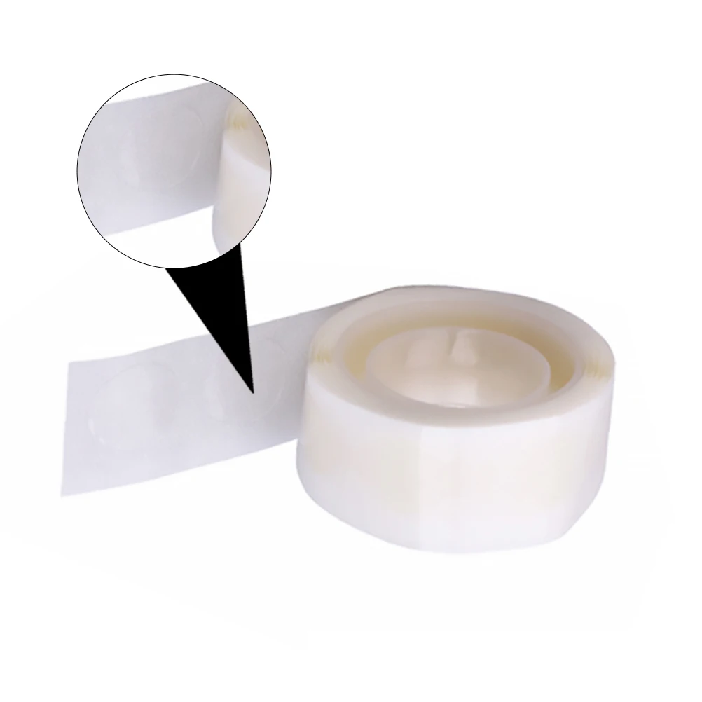 

12pcs 12 Rolls Double Sided Adhesive Tape Dots White Clear Removable Multifunction Balloon Sticker Reusable for Home Office Car