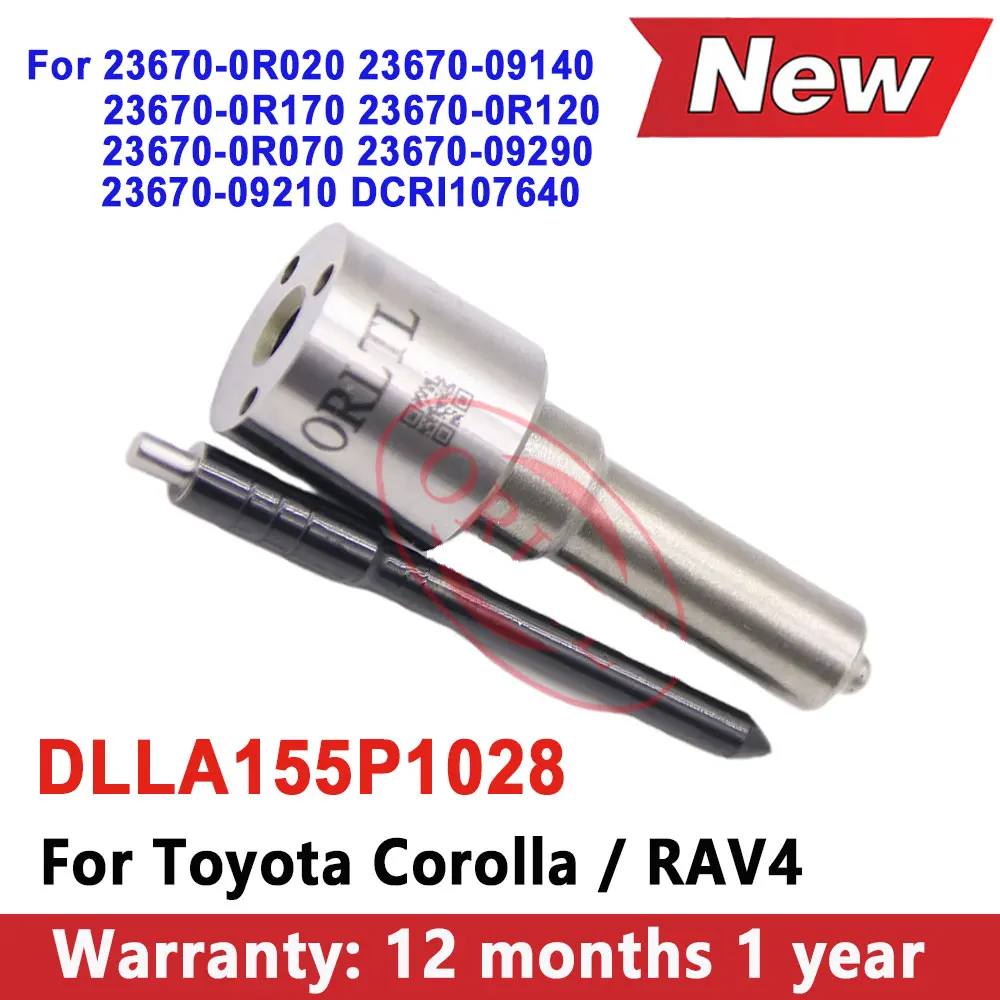 Nueva boquilla DLLA155P1028 inyector diésel DLLA 155 P 1028 combustible DLLA 155P1028 para 095000 -6043 Toyota Corolla Verso 2.2 2AD-FTV