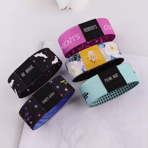 Funny Quotes Bracelets For Women Sports Wristband Fashion Bangles Cute Inspiring Phrase Jewelry Accessories Gift